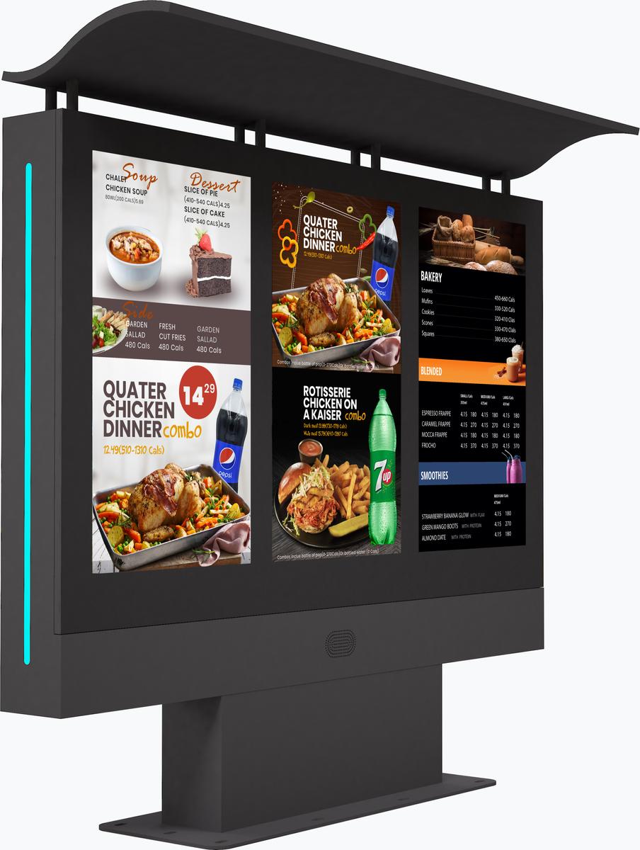 outdoor digital menu boards