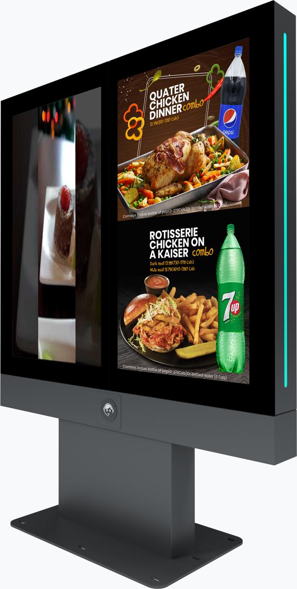 Drive Thru Dual Screen Model - Available in 32