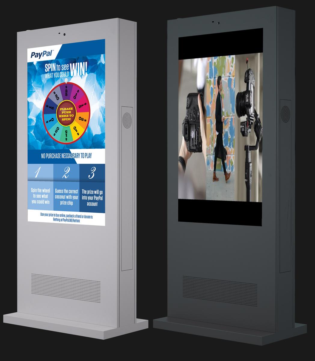 Touch Screen Outdoor Display Screen V8 Black and White Series