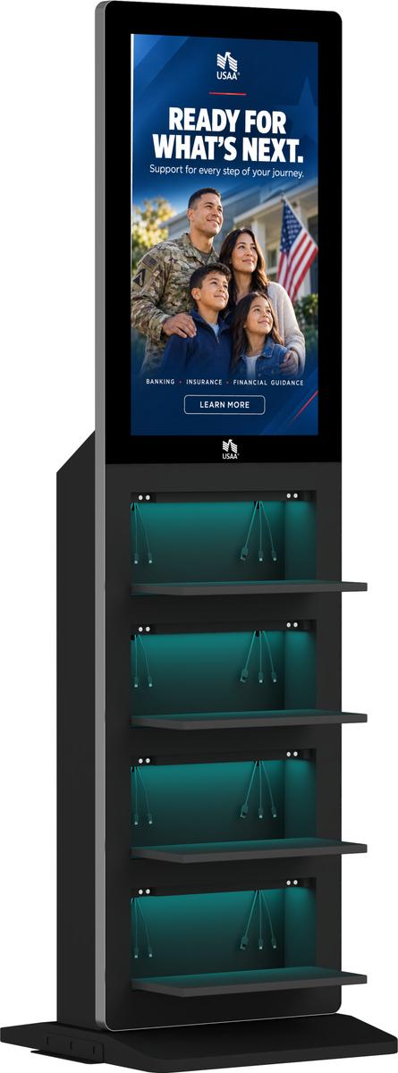 32inches Cellphone opening Charging Kiosk 1