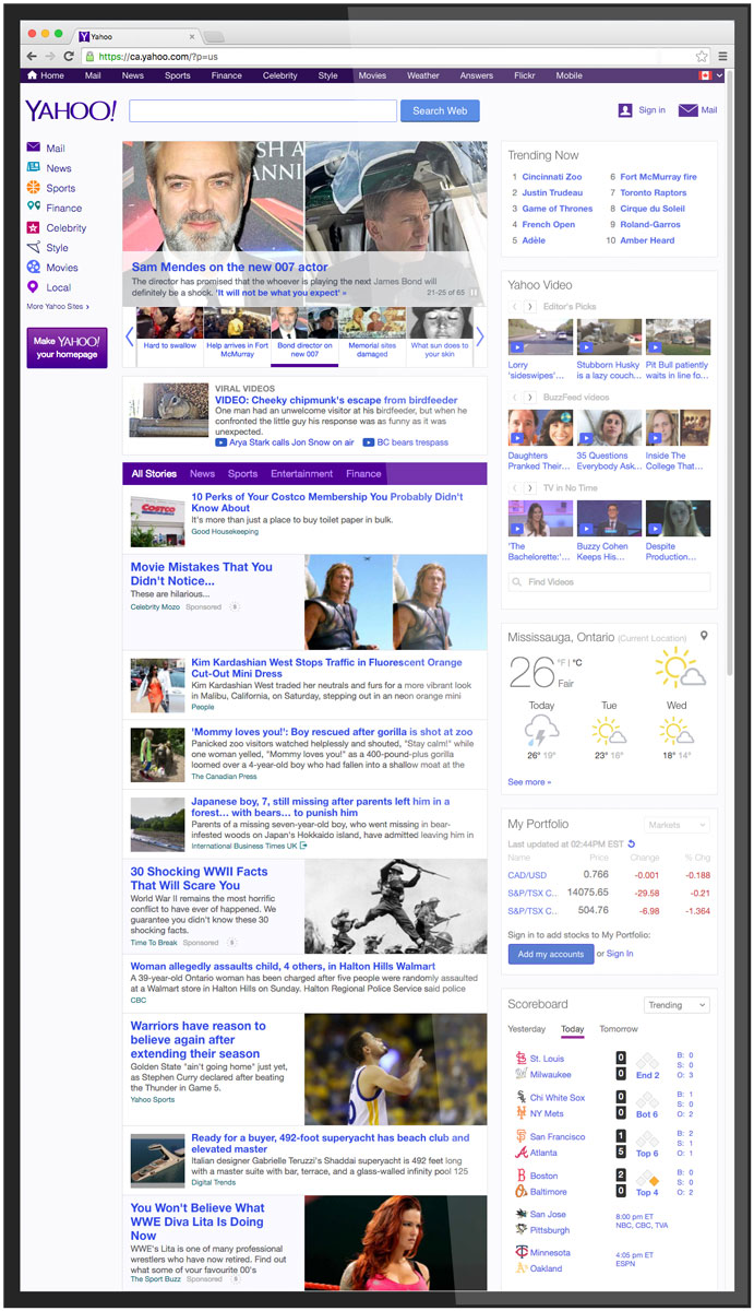 Web Browsing Screenshot
