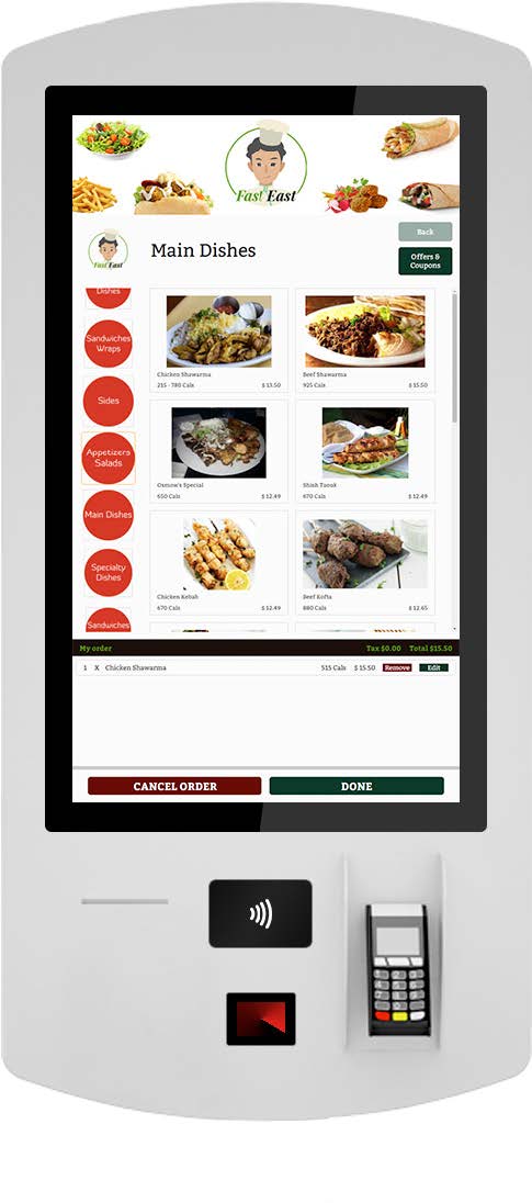 Restaurant Solution Leading Self Order Kiosks And Touchscreen Digital Display Signage By Eflyn 5252