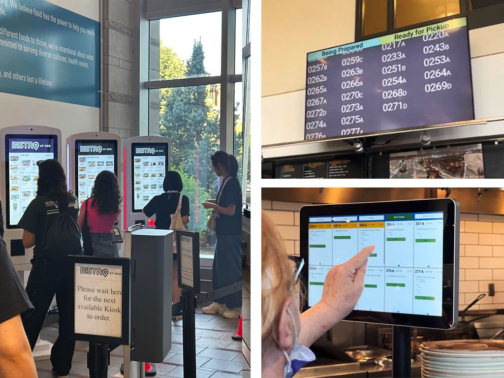 University Campus Dining Self-Checkout Solution Seamless Ordering Process